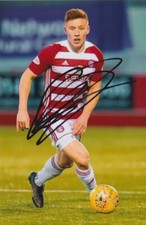 Greg Docherty Hand Signed Hamilton 6x4 Photo Football Autograph 1