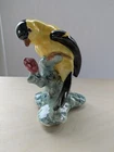 VINTAGE STANGL ART POTTERY BIRD # 3813 CRESTED GOLDFINCH - USED / NO BOX