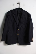 Vintage Ralph Lauren Boating Blazer Jacket Navy Blue - Size 44 S (E55)