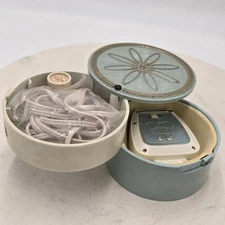 VINTAGE 1950s Lady Remington Razor Electric Shaver Complete w Case WORKS!