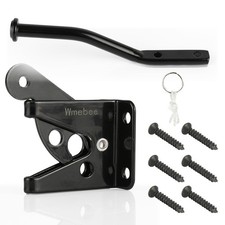 Upgrade Self-Locking Gate Latch for Wooden Fence Heavy Duty, Automatic Gravit...