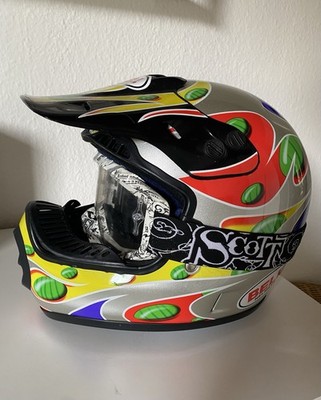 Vintage Bell Moto 6 Jeremy McGrath  Showtime  Helm (1995)