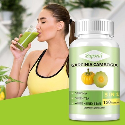 Garcinia Cambogia Capsules - with Green Tea, White Kidney Bean - 120pcs