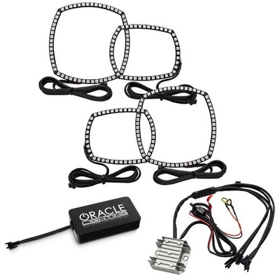 Oracle Headlight Halo Ring Emitter Set - 2011 thru Fits 2014 Dodge Charger Dynam