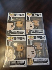 Funko Pop The Godfather Fredo Sonny Vito Michael Corleone 389 390 391 392 Set