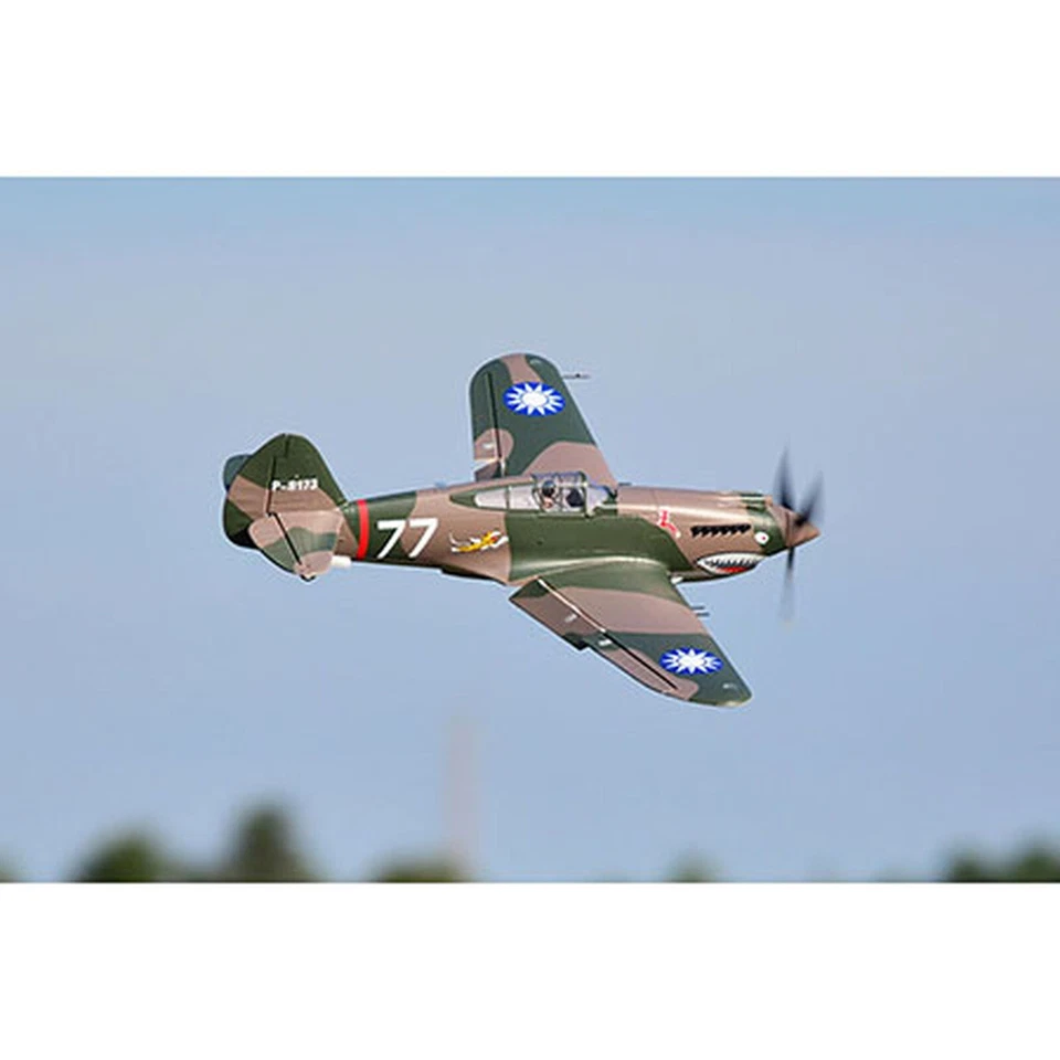 New P40 P-40 P-40B Flying Tiger 980mm RC Electric Model Airplane PNP with Reflex - Image 4 of 4