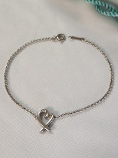  Tiffany & Co. Loving Heart Chain Bracelet Pa...