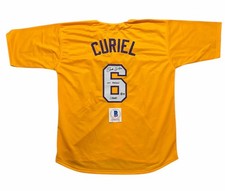 Derek Curiel Signed Jersey LSU Tigers Baseball Autographed Auto Champs Beckett