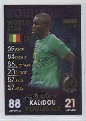 2019 Topps International Match Attax 101 World Star Kalidou Koulibaly #154 0c4