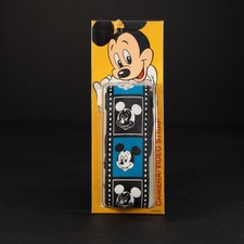 NOS Disney Mickey Mouse Camera Video Strap Filmstrip Blue Black Sealed Vintage