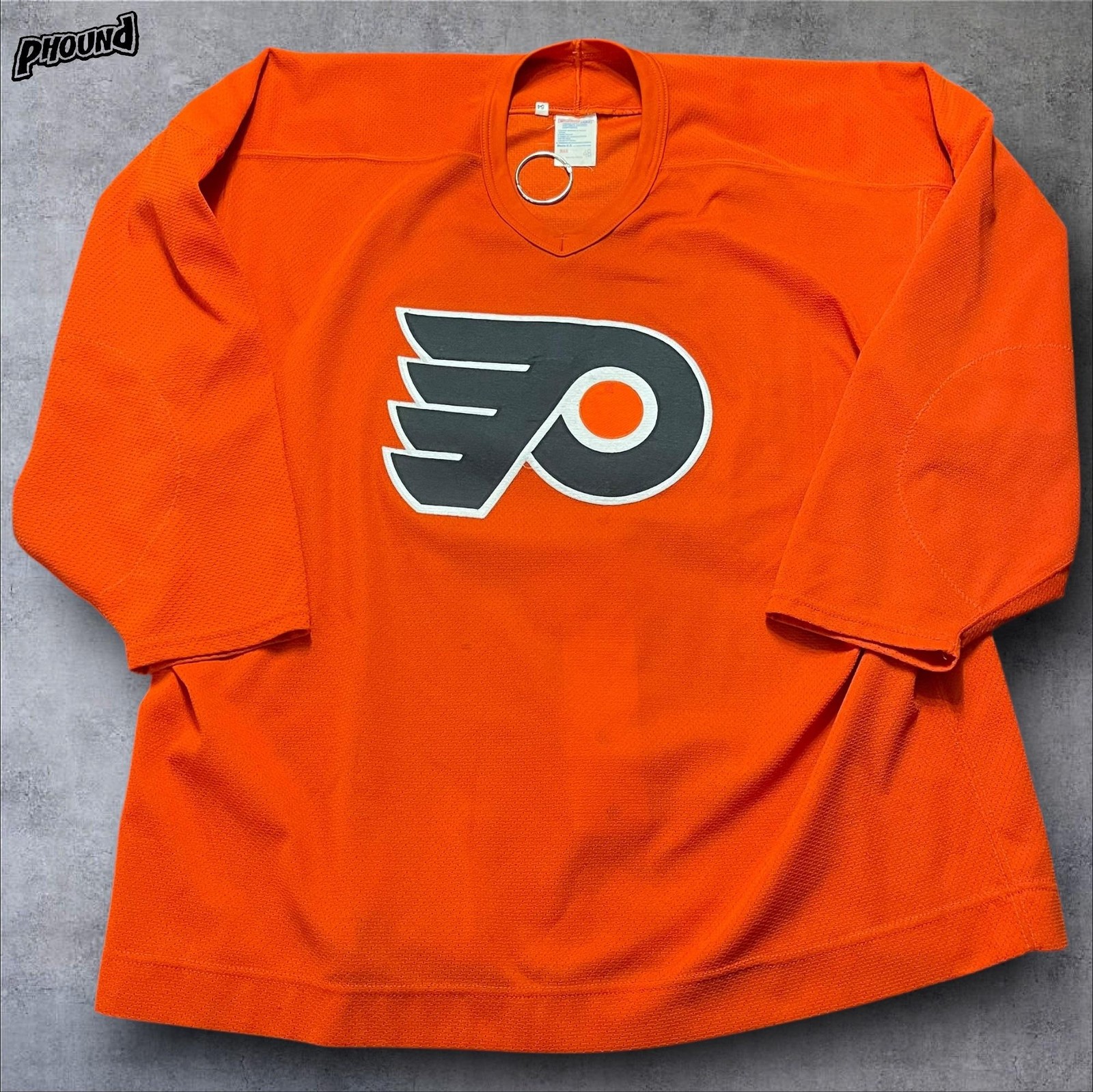 Vtg Philadelphia Flyers Jersey Mens 54 Hockey Autograph CCM 80s Dave Schultz