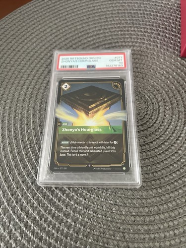 Zhonya's Hourglass graded PSA 10 for sale on eBay