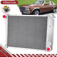 3-Row Aluminum Radiator For 1968-74 Chevy Nova/ 1975-87 El Camino 1970-81 Camaro