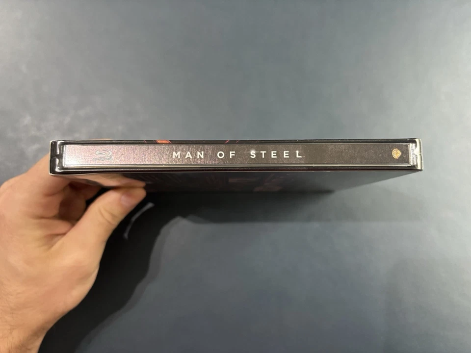 Man of Steel (Blu-Ray, DVD) 3 Disc - Steelbook SEALED DENTED - Image 3 of 4