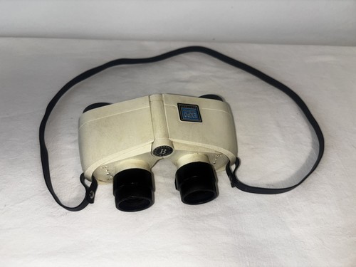Vintage Bushnell Expo Extra Power Thumb Focus Fernglas cremefarben mit Trageriemen - Bild 11 von 11