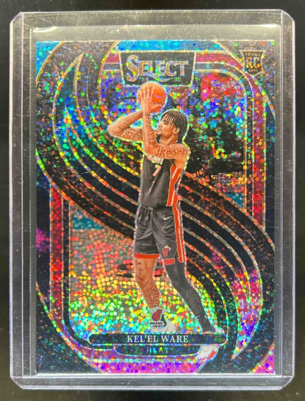 2024-25 Select Kel'el Ware Premier RC Cosmic Prizm Rookie #191 Heat
