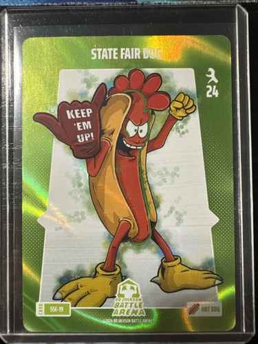 2024 Bo Jackson Battle Arena Sandstorm State Fair Dog Green Foil #SSE-19 🔥🔥