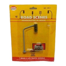 HO Scale Traffic Light 1 Brass 3 Traffic Sign...