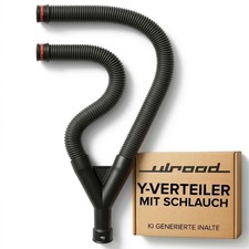 Kit raccordo polvere tubo a Y PRO adatto per sega circolare Bosch Click and Clean