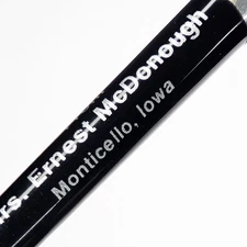 c1980s Monticello, Iowa Mrs. Ernest McDonough "Thank You" Advertising Pen IA G38