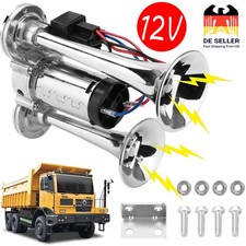 12V LKW Hupe 600db Doppelhorn Autohupe PKW Van Hupe Lufthorn Druckluft Fanfare