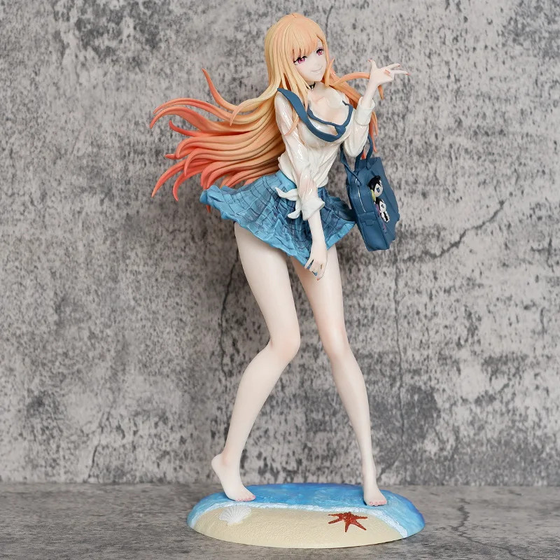27.5cm Marin Kitagawa Beach Figure My Dress-Up Darling Anime Model Gift Collecti