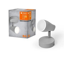 LED Deckenleuchte Wandlampe Spot Pear Grau 4,3W GU10 210lm warmweiß schwenkbar