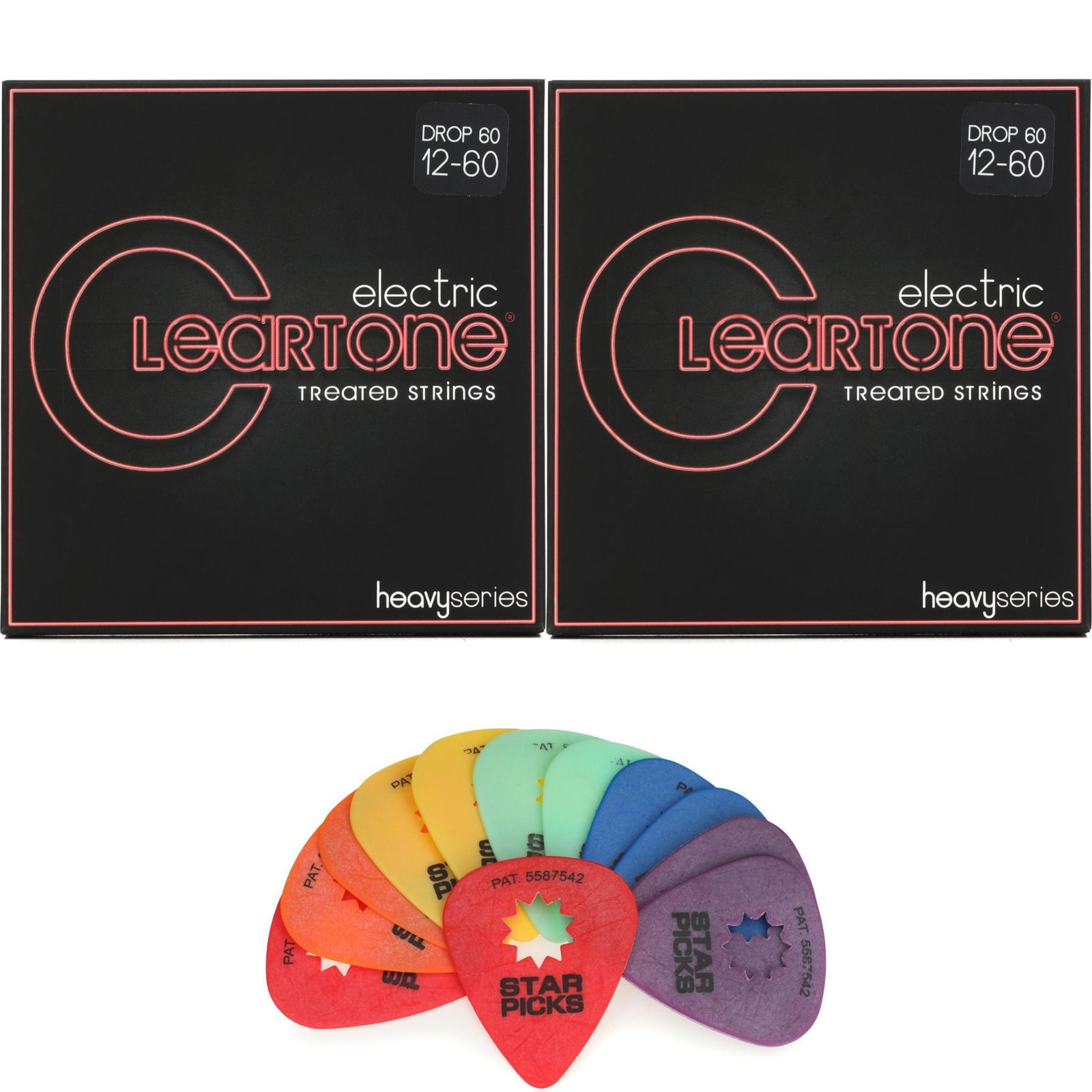 Струны для электрогитары Cleartone Heavy Series (2 упаковки) - .012-.060