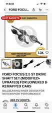 FORD FOCUS 2.5 ST DRIVE SHAFT SET (MODIFIED-UPRATED) FOR LOWERED & REMAPPED CARS