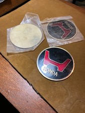 Honda emblem red & black 3" round vintage 1980's