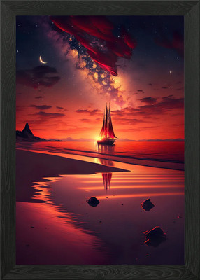 Cosmic Twilight 3 Framed Wall Art Poster Canvas Print Picture