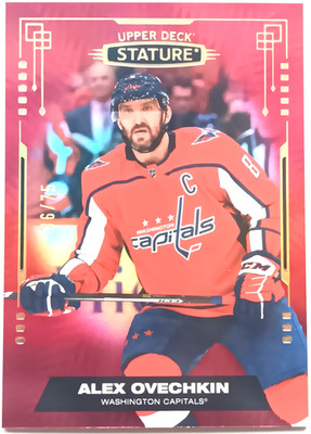 2021-22 UD Stature Red Alexander Ovechkin /75 Washington Capitals