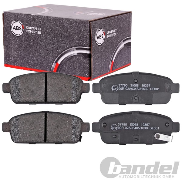ABS BremsbelÄGe Hinten Passend FüR Chevrolet Aveo Cruze Orlando Trax Volt Opel A-image