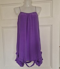 Zimmermann lilac silk sleeveless dress Size 1 UK 10