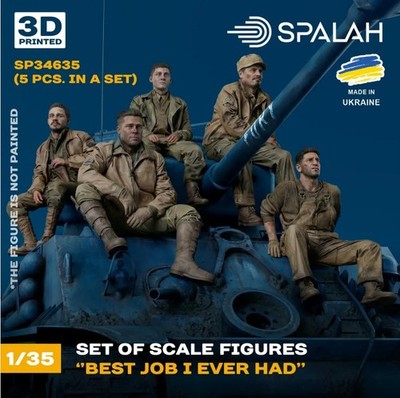 SPALAH SP34635 1:35 Set of 5 figures Best job i ever had