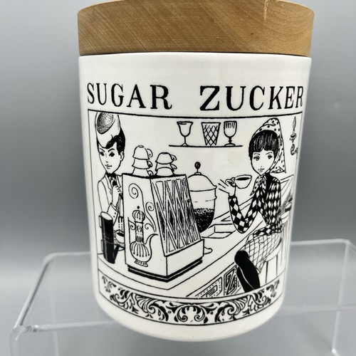 Bidoni ceramica tè e zucchero vintage metà secolo Ceramica Di Milano italiana - Foto 5 di 16