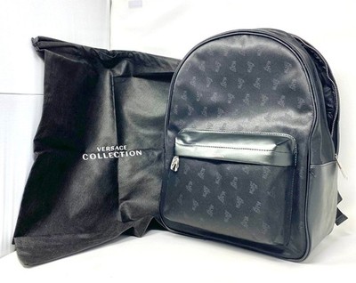 Versace Collection Schwarz Medusa Kosmetiktasche Rucksack - Neu mit Etikett (VIP Geschenk)