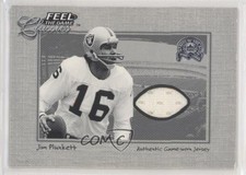 2000 Fleer Greats of the Game Feel Classics Jim Plunkett (White Jersey) a8r