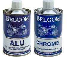 Belgom Alu & Chrome Metal Liquid Polish Twin Pack - Cleans, Polishes & Protects