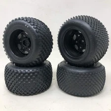 Traxxas Rustler Pro-Line Front + Rear Wheels & Tires (x4 - Used)