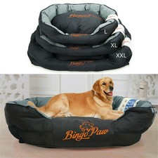 Anti-Bacterial Extra Large Dog Bed Heavy Puffy Kennel Waterproof Washable Basket