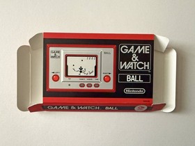 Nintendo Game & Watch Ball Club Nintendo Box Manual Stand Included