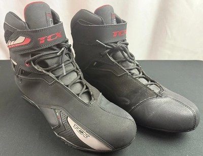 TCX 9505W Rush Black Boots Motorcycle Waterproof Womens Size 10