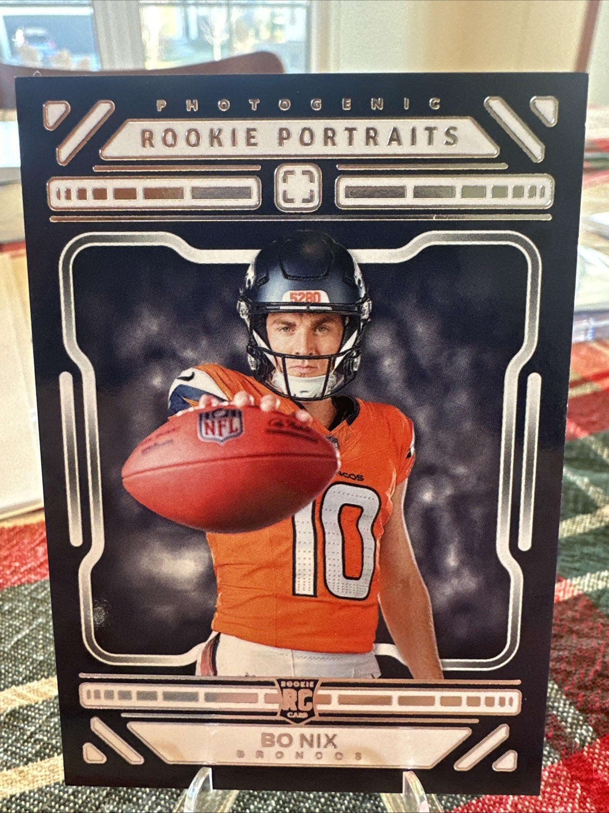 2024 Panini Photogenic - Rookie Portrait Bo Nix #196 (RC)