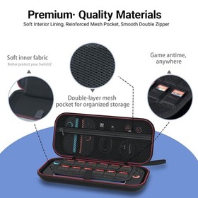 Nintendo Switch 2 Carry Case Screen Protector Travel Case Hard EVA Shell