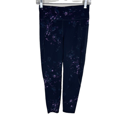 Sweaty Betty Zero Gravity 7/8 Leggings Size Small Dark Floral