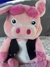 Animated Biker Hog Pig Plush   Sings Wild Thing   Dancing, Moving Eyebrows, 9  