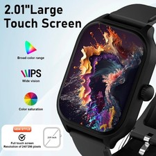 2026 Smart Watch For Men/Women, Waterproof Smartwatch Bluetooth iPhone Samsung