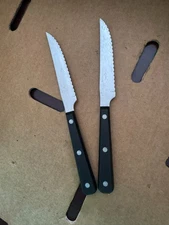 2 PCS J.A. Henckels Eversharp Stainless 35197-100 Serrated Steak Knife 8.75"L