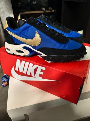 Nike Air Max Waffle SP Hyper Blue Metallic Gold EU 45 TN Air Rare Waffle Sole Ru